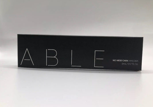 ABLE COSMETICS NO MESS'CARA MASCARA BLACK 0.17 OZ BOXED 