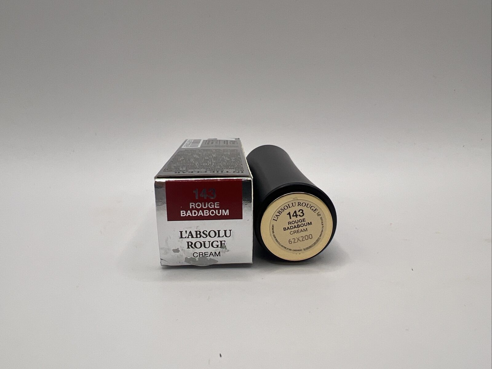 Lancome ~ L'absolu Rouge Shaping Cream Lipstick ~ #143 Rouge Badaboum ~ NIB