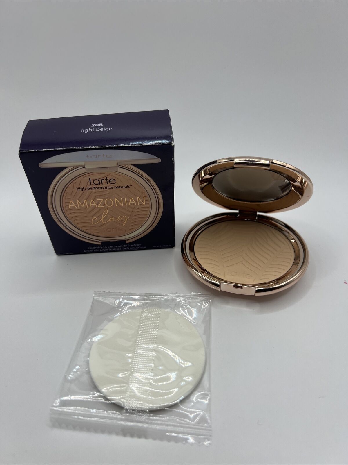 Tarte Amazonian Clay Blurring Powder Foundation 20B Light Beige