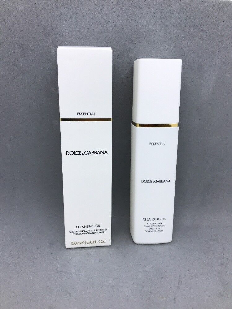 Dolce & Gabbana ESSENTIAL Cleansing Oil Make Up Remover 5 Oz./150ml New In Box