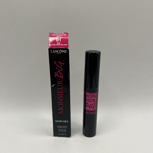 Lancome Mascara Monsieur Big #01 IS THE NEW BLACK 0.33oz / 10ml *NEW IN BOX*