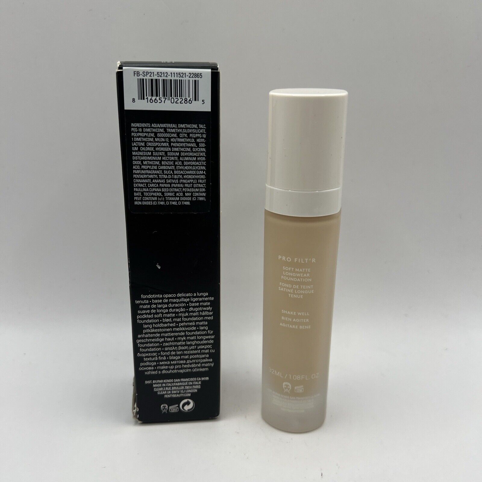 Fenty Beauty By Rihanna Pro Filt'R Soft Matte Longwear Foundation #120 1.08 Oz