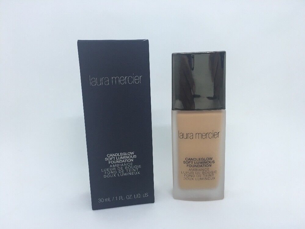 LAURA MERCIER  CANDLEGLOW SOFT LUMINOUS FOUNDATION MAPLE 1 OZ  NEW IN BOX