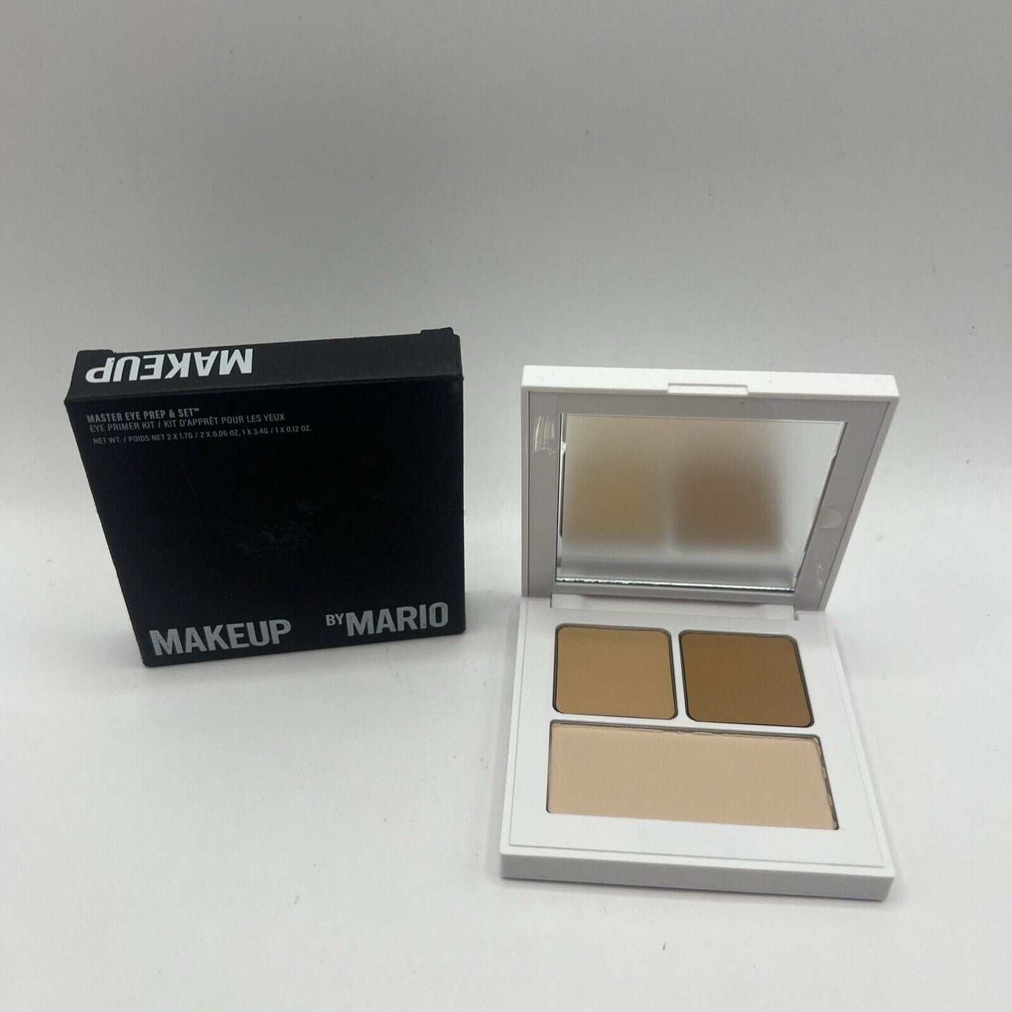 Makeup By Mario Master Eye Prep & Set Eye Primer Kit - Medium New In Box