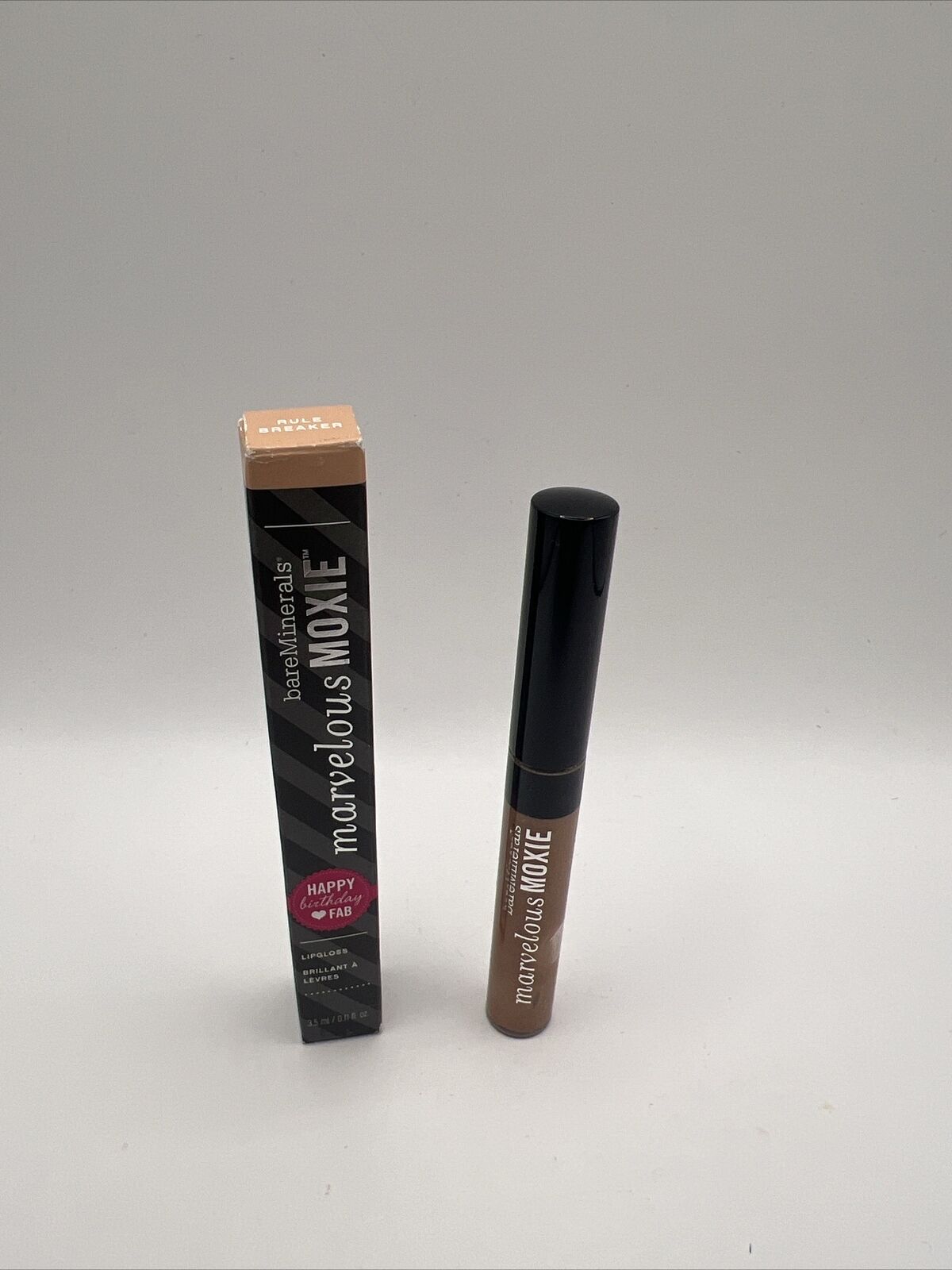 Bareminerals Marvelous Moxie Lip Gloss Rule Breaker Full Size BNIB