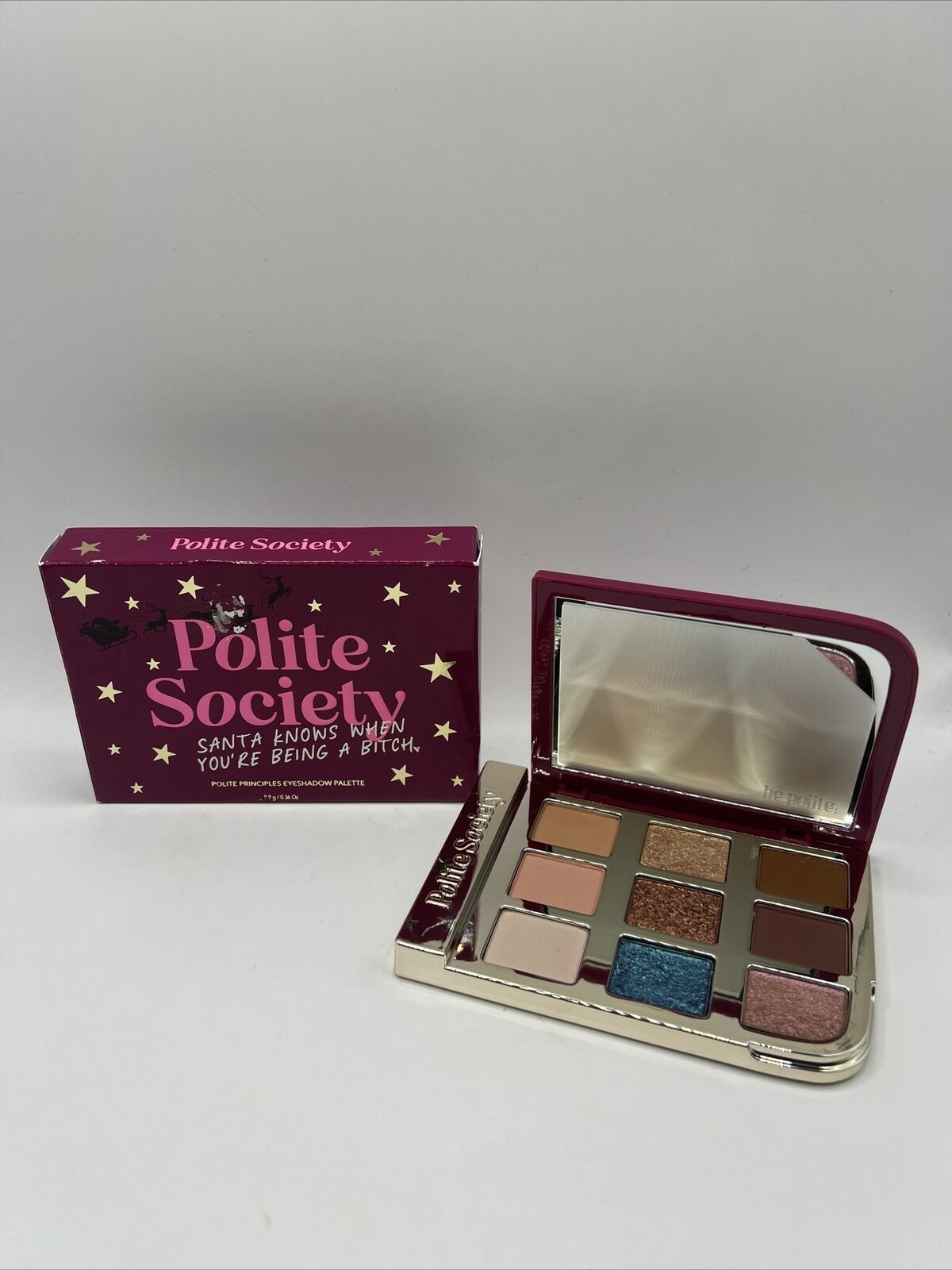 Polite Society Santa Knows When You're Being A Bitch Eyeshadow Palette