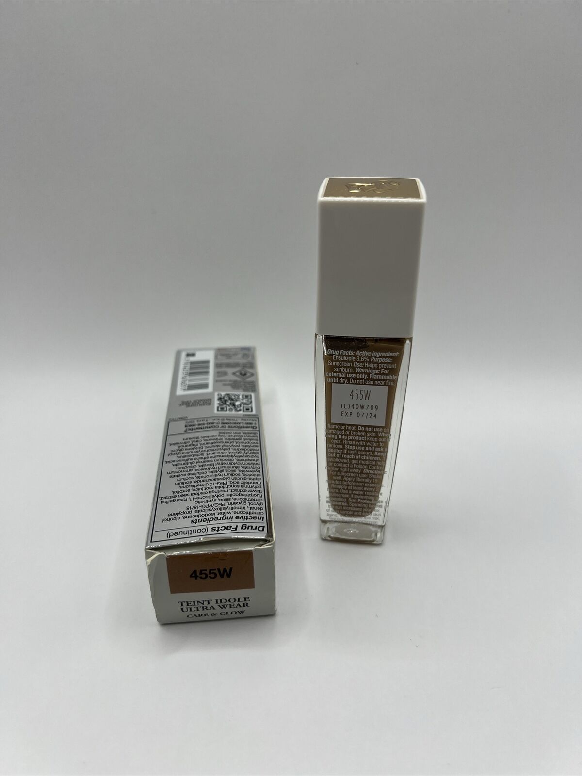 LANCOME ~ TEINT IDOLE ULTRA WEAR LONG WEAR FOUNDATION ~ # 455 (W) ~ BOXED