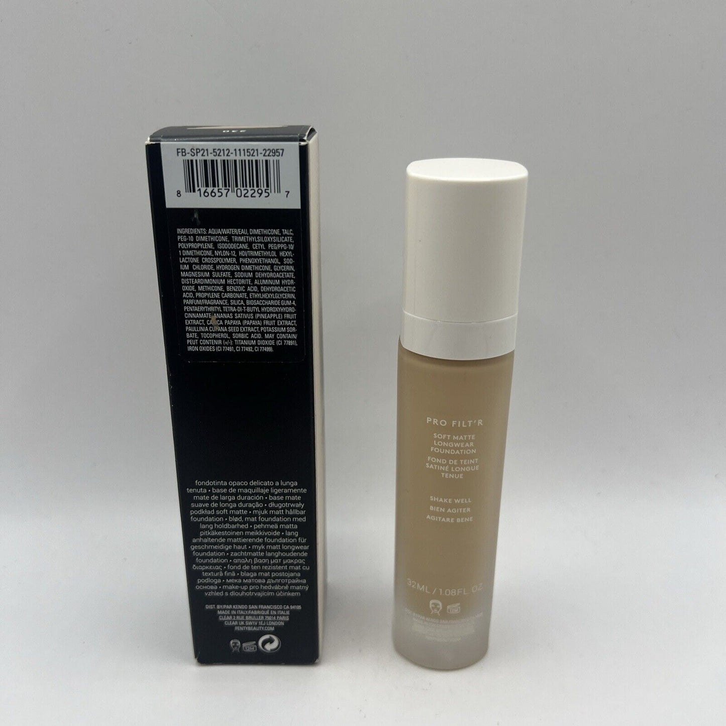 Fenty Beauty By Rihanna Pro Filt'R Soft Matte Longwear Foundation #230 1.08 Oz