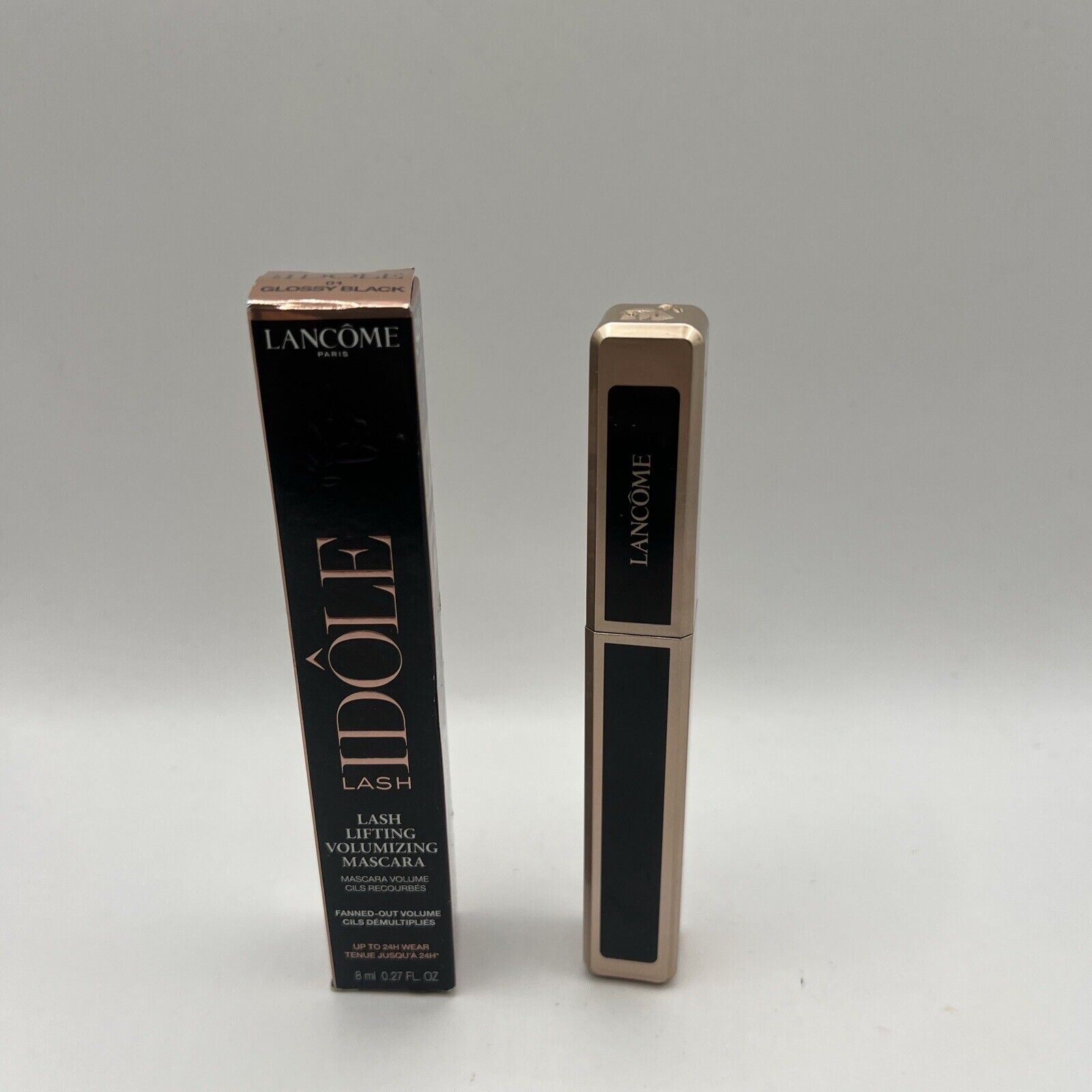 Lancome Idole Lash Lifting Mascara Glossy Black FULL SIZE 0.27 Oz Volumizing NEW