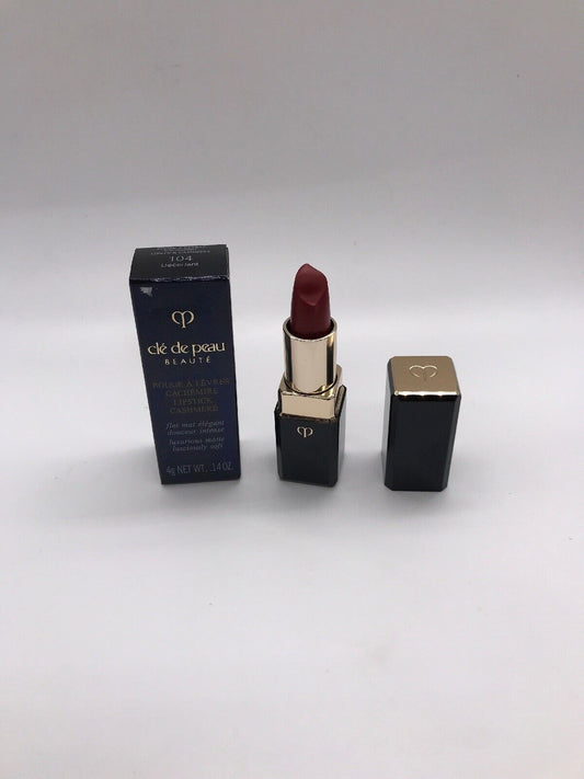 Cle De Peau Lipstick Cashmere Luxuriously Soft 104 Decadent Full Size New In Box