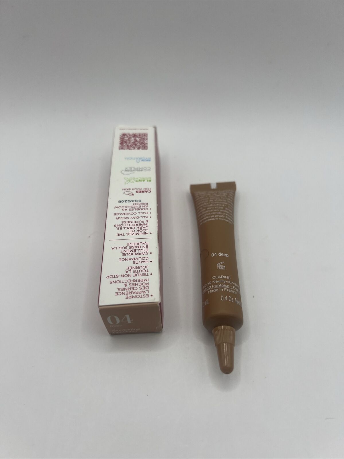 Clarins Everlasting Concealer 04 DEEP Long Wear & Hydration 12ml *NEW*