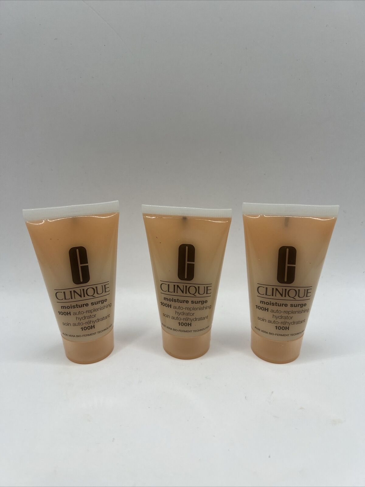 3 x Clinique Moisture Surge 100H Auto Replenishing Hydrator 1 oz /30 ml Tube