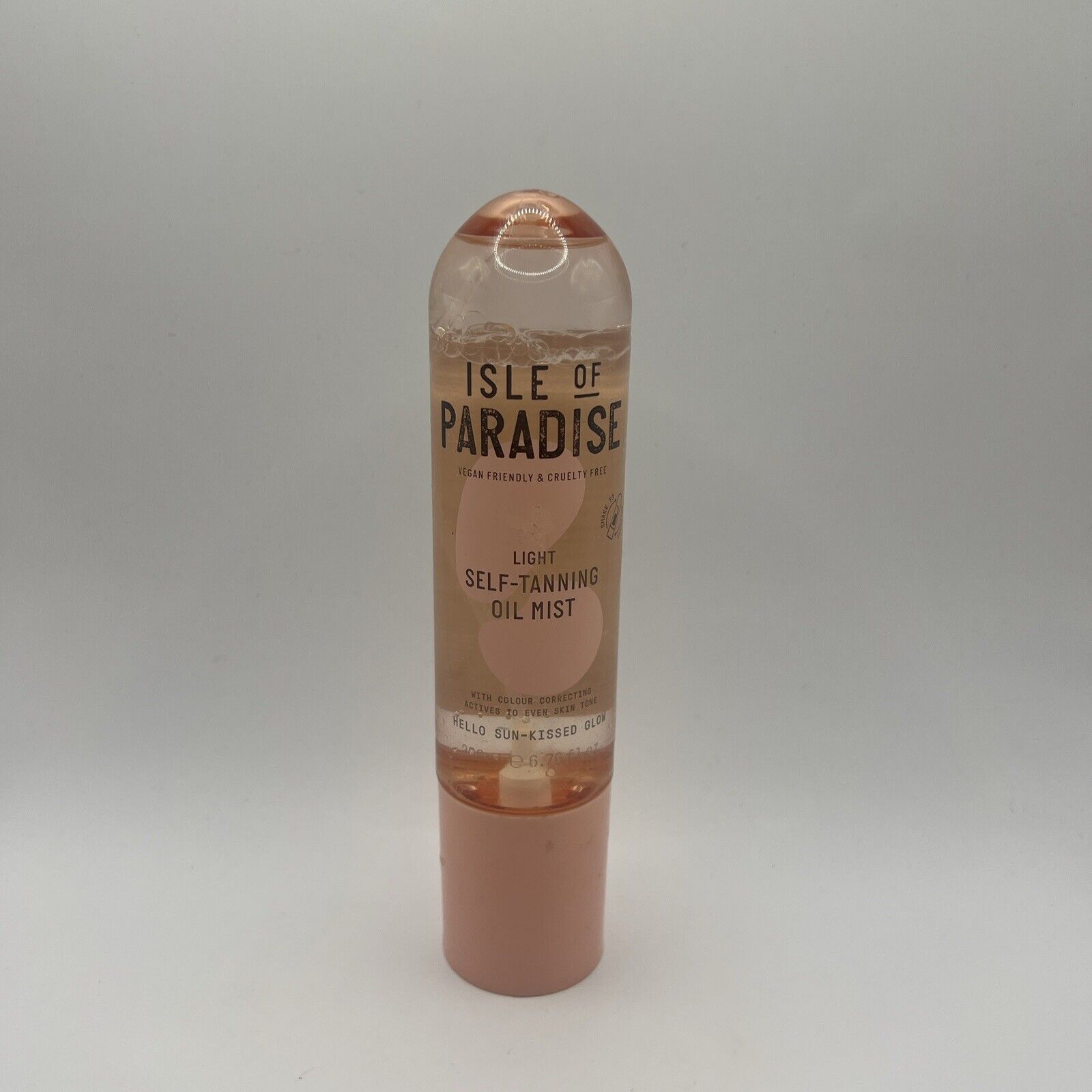 ISLE OF PARADISE HELLO SUN-KISSED GLOW SELF-TANNING OIL MIST LIGHT 6.76 OZ NWOB