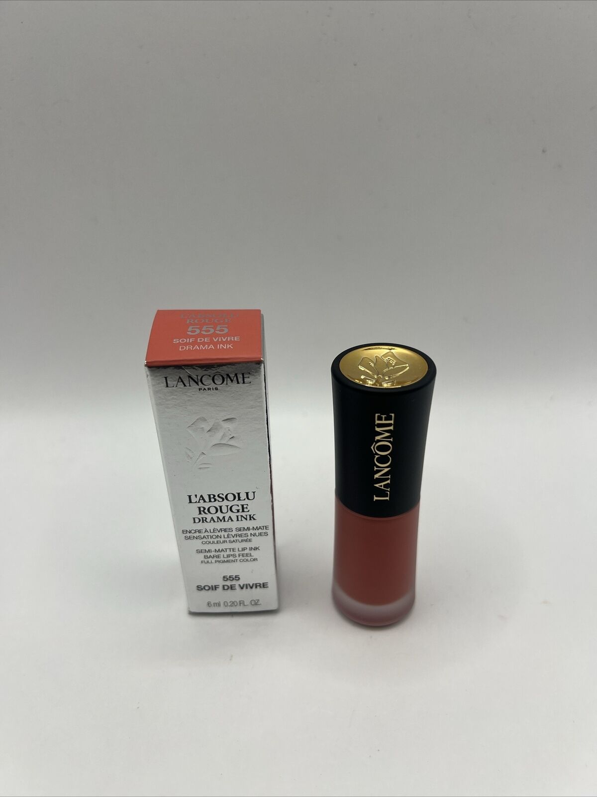 Lancome ~ L'Absolu Rouge Drama Ink ~ #555 Soif De Vivre~ NIB