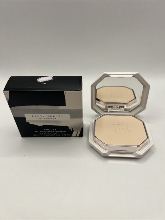 Fenty Beauty By Rihanna ~ Pro Filt'r ~ Soft Matte Powder Foundation ~ 100 ~ NIB