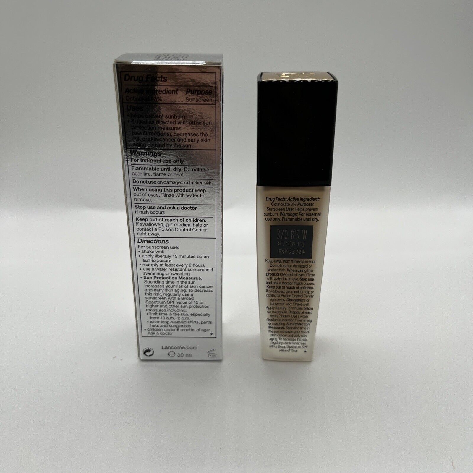 Lancome Teint Idole Ultra Wear Foundation 24 Hour Wear 370 BISQUE (W)  1oz