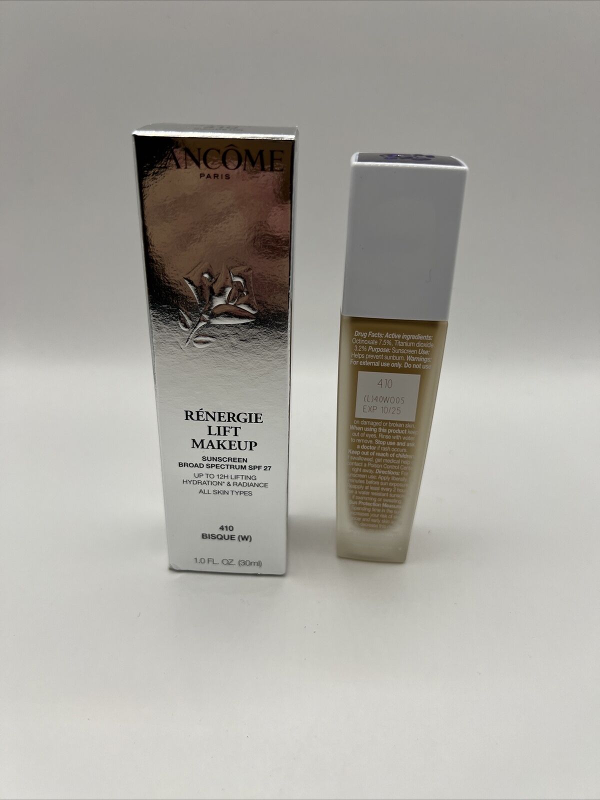 LANCOME RENERGIE LIFT MAKEUP SPF 27 - 410 BISQUE (W) - Exp. 10/25 - NEW IN BOX