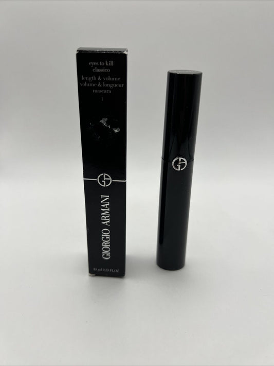 Giorgio Armani Eyes To Kill Classico Mascara, 1 Black - New in Box