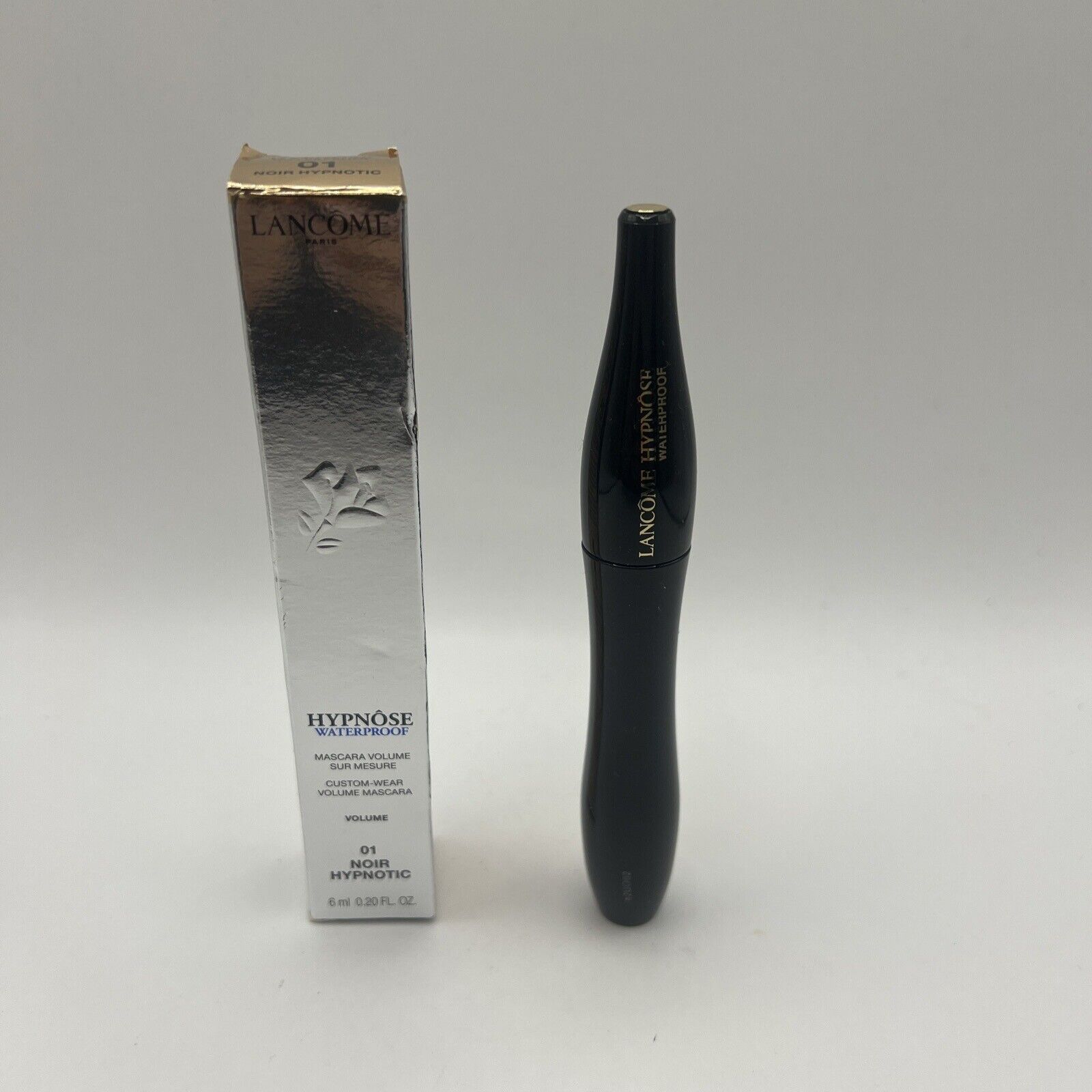 Lancome Hypnose Waterproof Custom Wear Volume Mascara #01 Noir Hypnotic 0.20 Oz