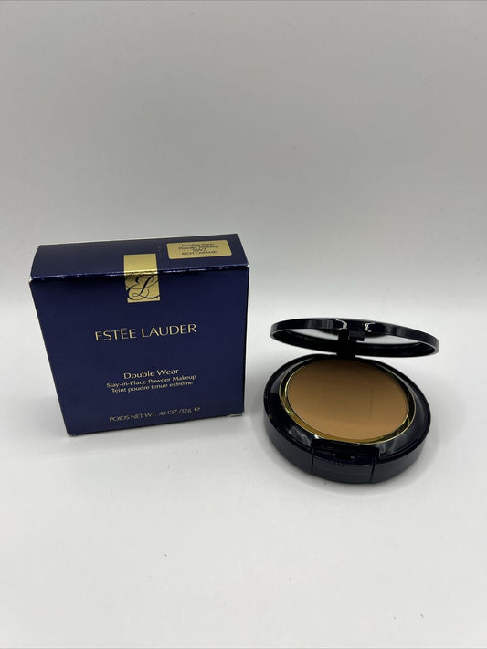 ESTEE LAUDER DOUBLE WEAR STAY-IN-PLACE MATTE POWDER FOUNDATION 5W2 RICH CARAMEL