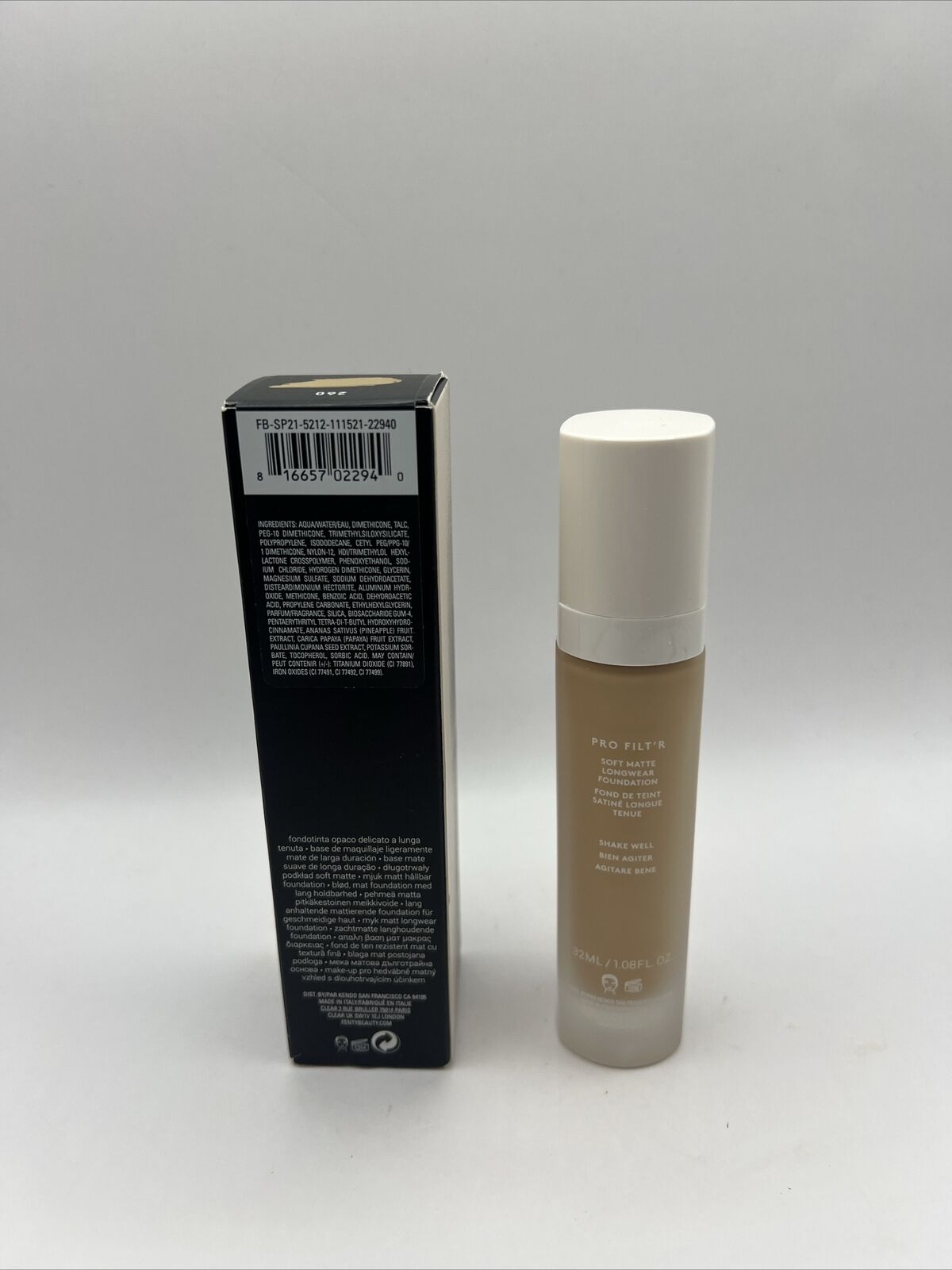 Fenty Beauty By Rihanna Pro Filt'R Soft Matte Longwear Foundation #260 1.08 Oz