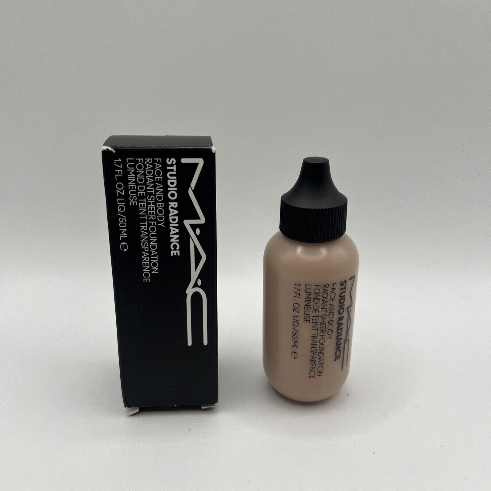 Mac Studio Radiance Face And Body Radiant Sheer Foundation - W3 - 1.7 oz - BNIB