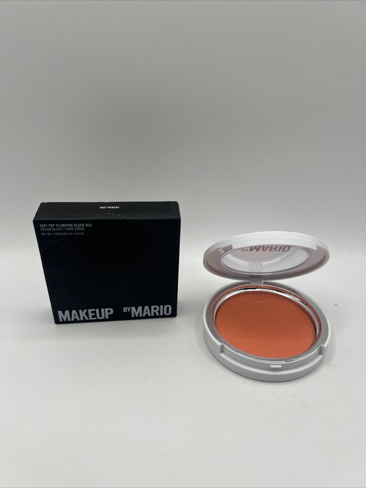 Makeup By Mario Soft Pop Plumping Blush Veil JUST PEACHY   BNIB