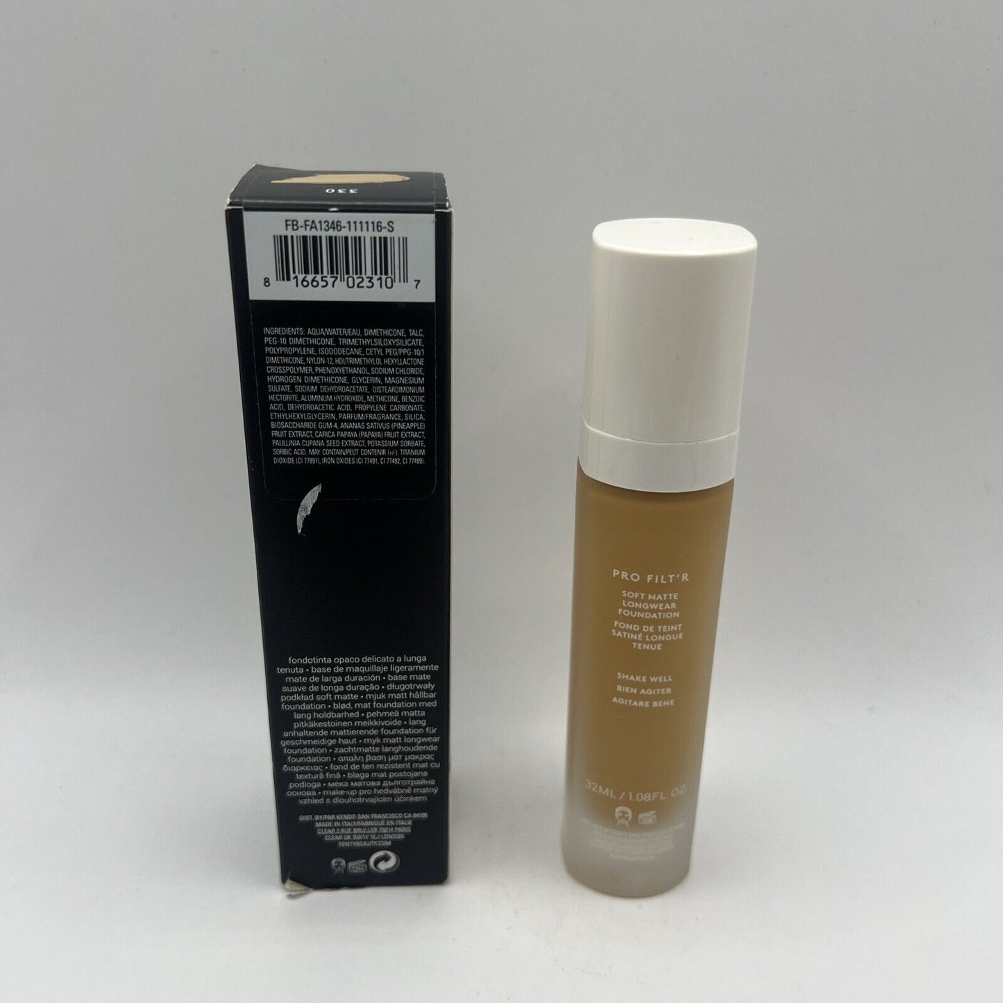 Fenty Beauty By Rihanna Pro Filt'R Soft Matte Longwear Foundation #330 1.08 Oz