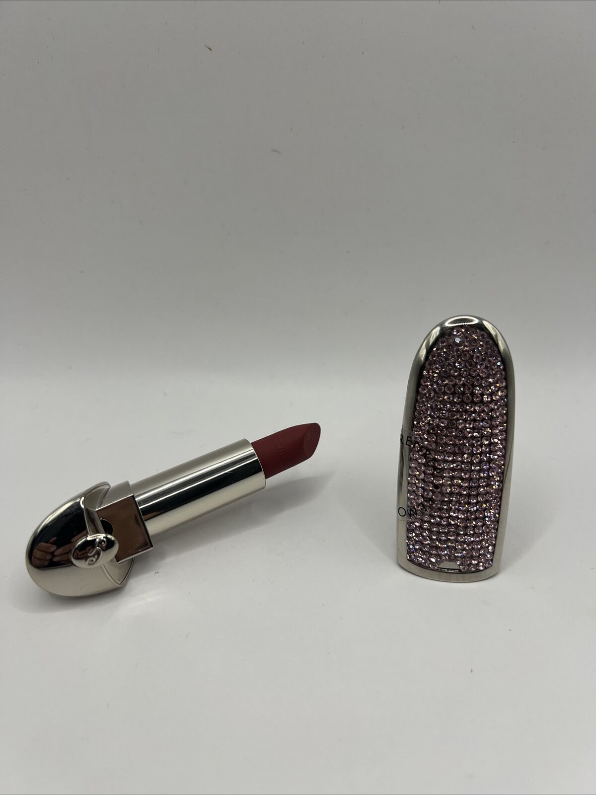 Guerlain Rouge G De Guerlain Lipstick With Pink Quartz Mirror Case N. 258