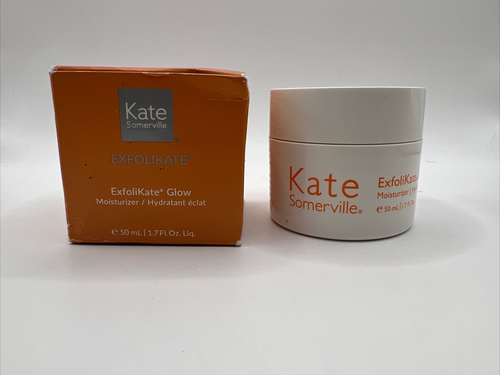 KATE SOMERVILLE ExfoliKate Glow Moisturizer 1.7 oz/50 ml Full Size. New With Box