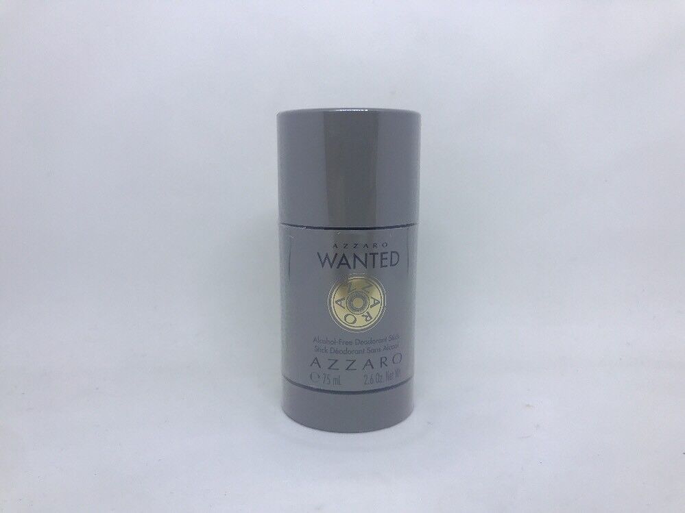 WANTED by AZZARO Deodorant Stick 2.6oz  ALCOHOL FREE Sealed