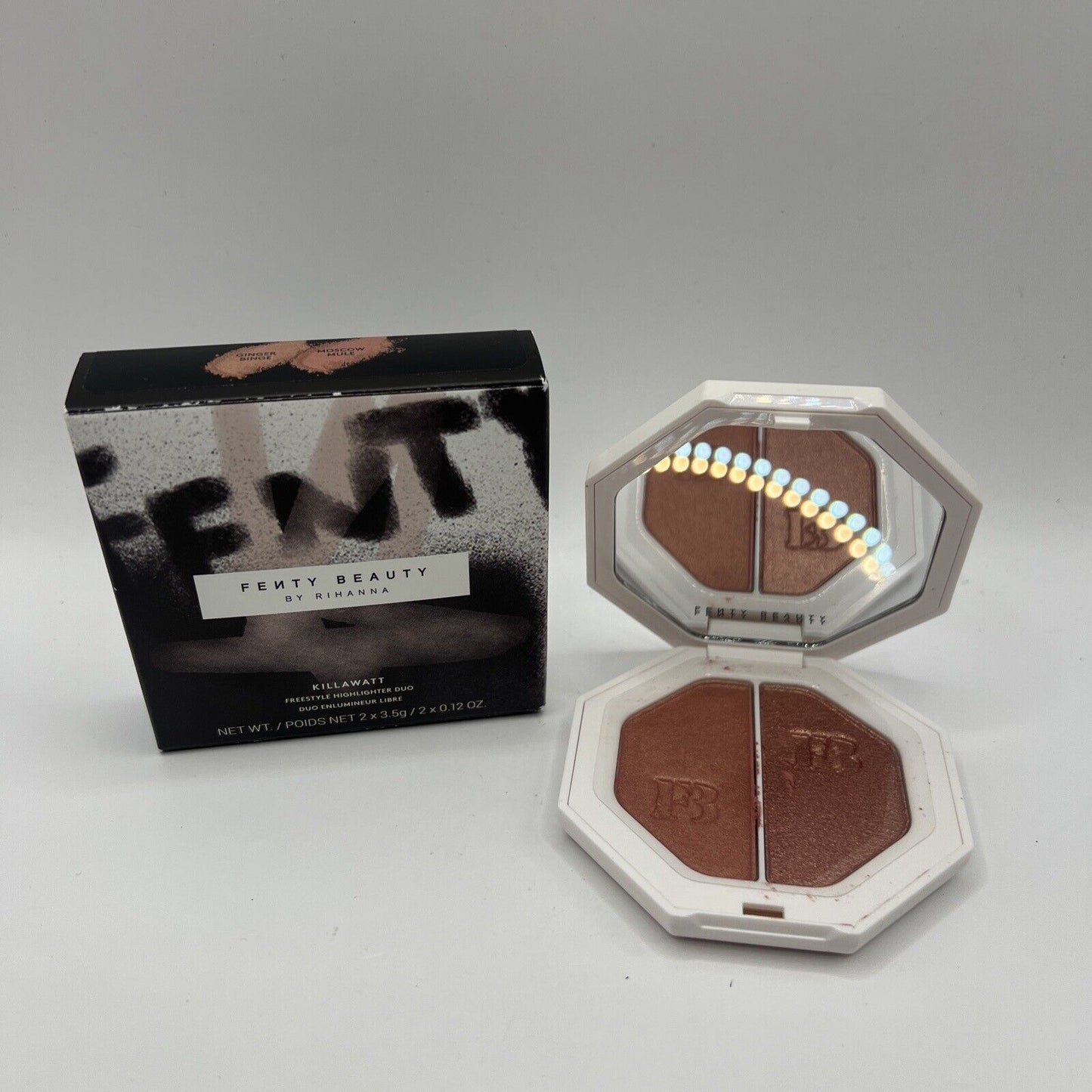 Fenty ~ Killawatt Highlighter Duo ~ Ginger Binge/Moscow Mule ~ 0.12ozX2~NIB