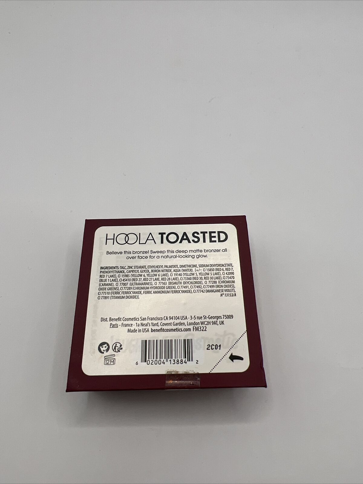 Benefit Cosmetics HOOLA TOASTED Deep Matte Bronzer Powder~ 0.28 oz