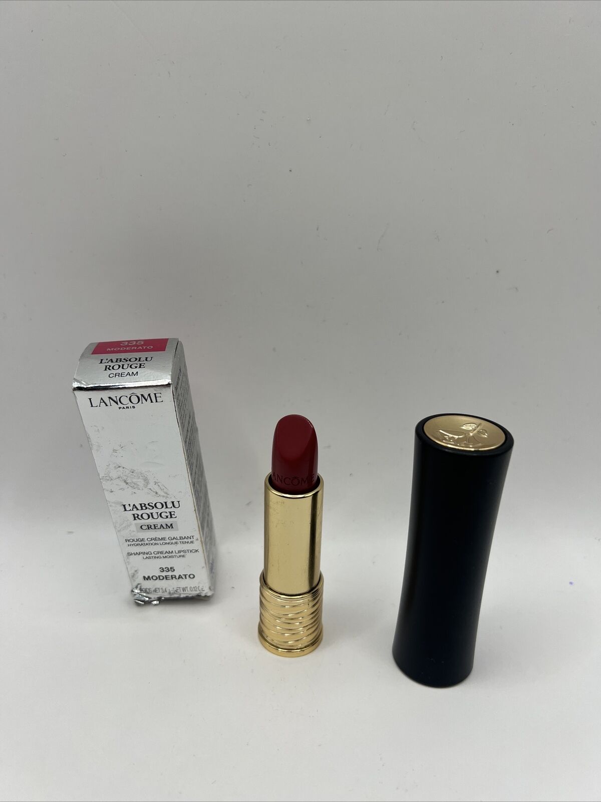 Lancome L'Absolu Rouge Cream Shaping Lipstick #335 Moderato 0.12 Oz