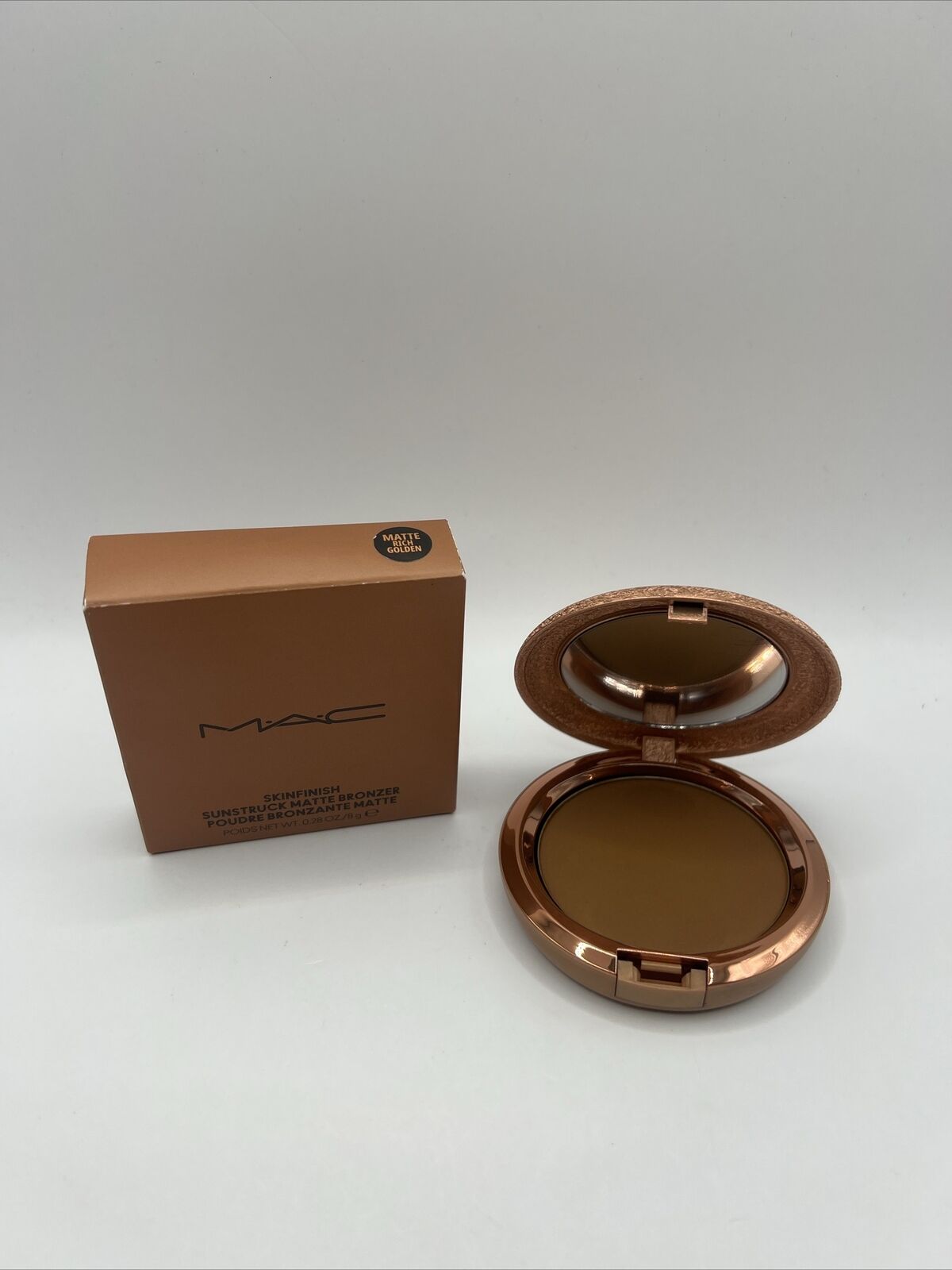 Mac ~ Skinfinish Sunstruck Radiant Matte Bronzer ~ Matte Rich Golden ~ 0.28 oz