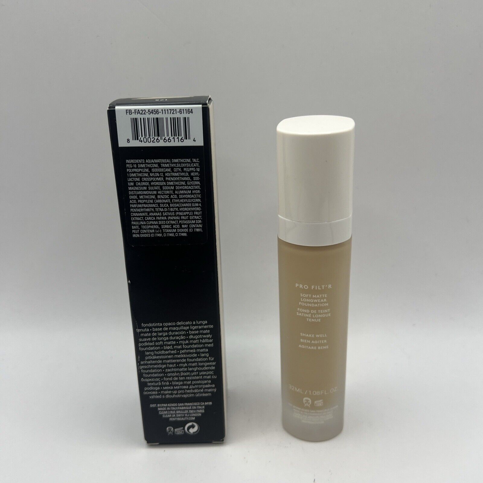 Fenty Beauty By Rihanna Pro Filt'R Soft Matte Longwear Foundation #175 1.08 Oz