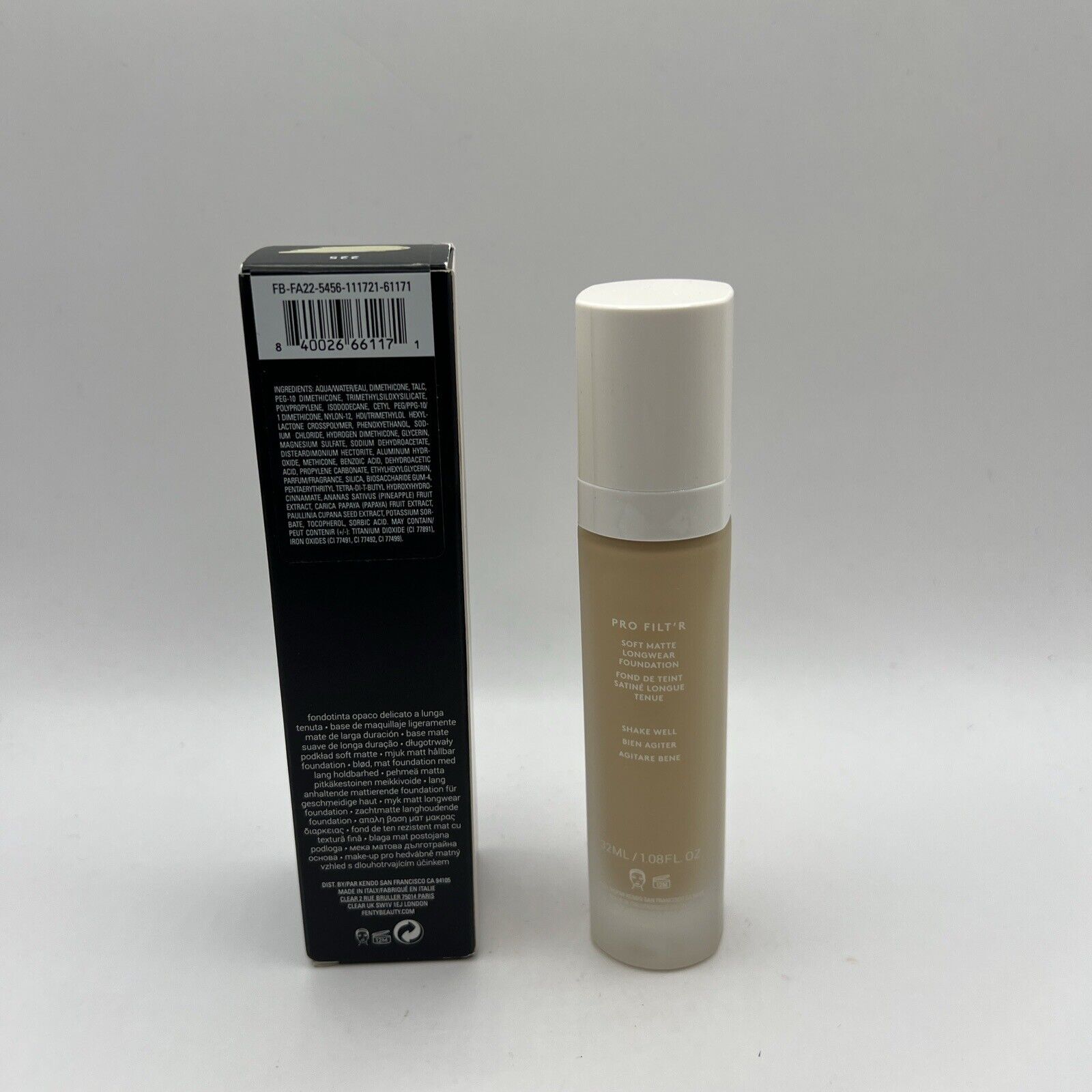 Fenty Beauty By Rihanna Pro Filt'R Soft Matte Longwear Foundation #225 1.08 Oz