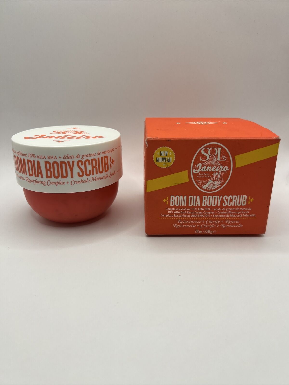 Sol de Janeiro Bom Dia Body Scrub Cheirosa 40 Fragrance Full Size 7.8 oz NEW