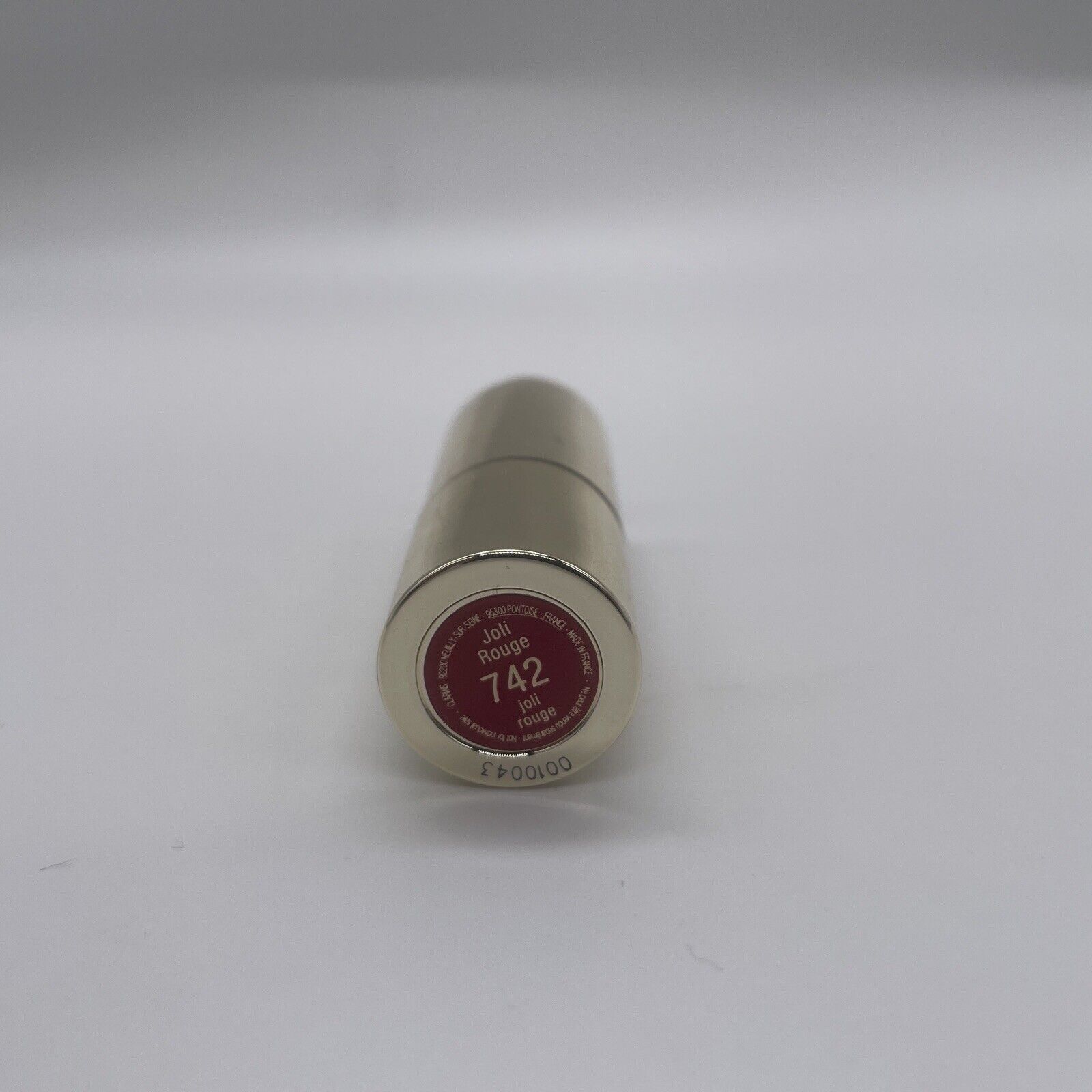 Clarins Joli Rouge Lipstick  742 Joli Rouge Travel Size