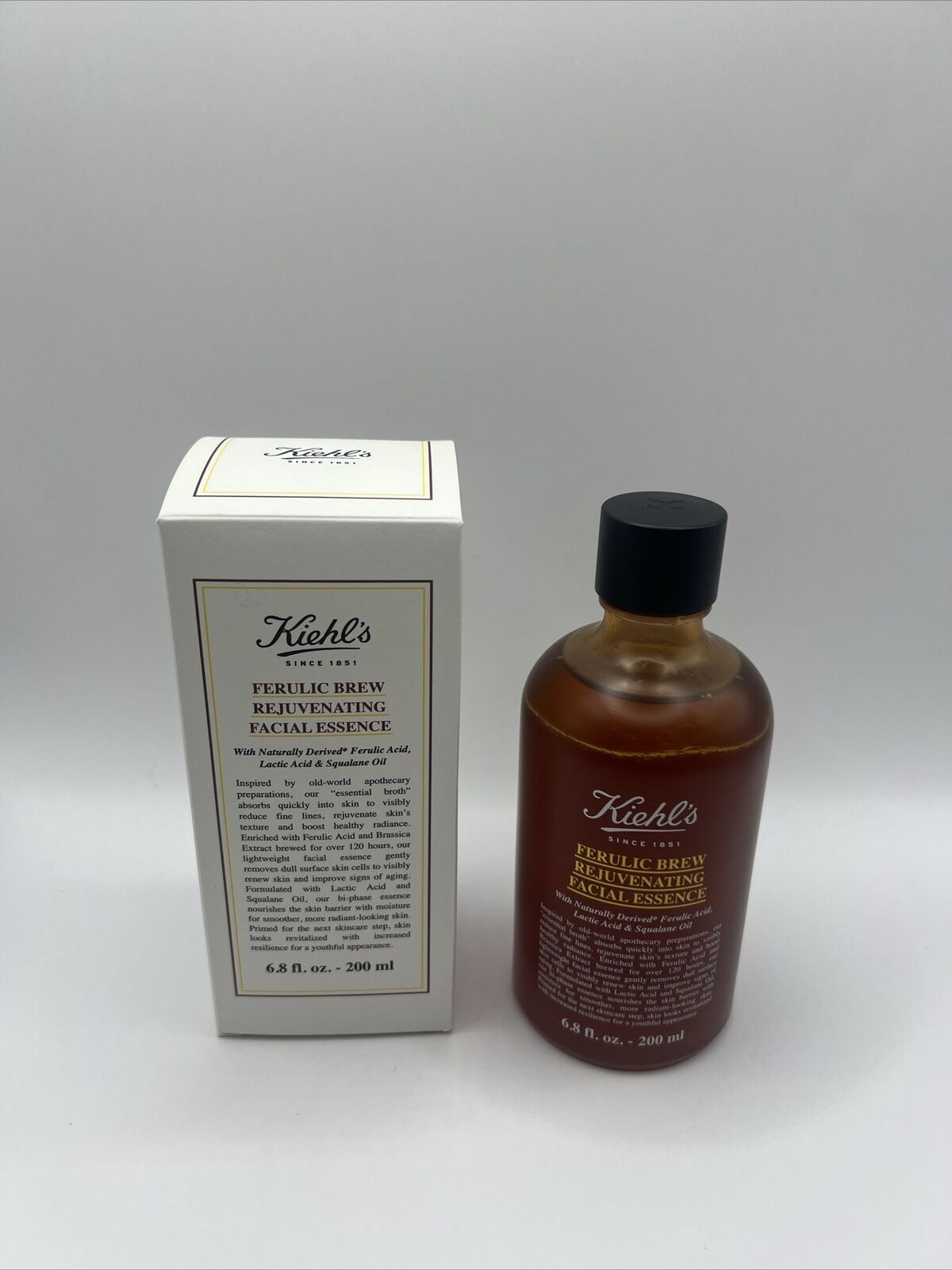 Kiehl's Ferulic Brew Rejuvenating Facial Essence 6.8oz New in Box