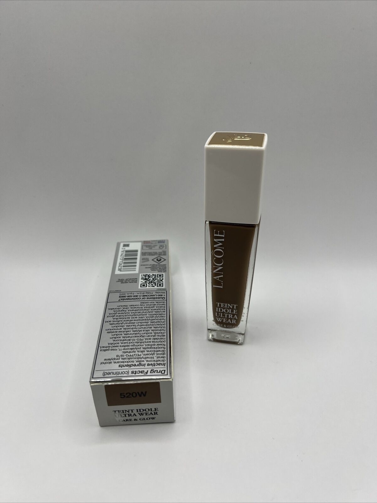 LANCOME ~ TEINT IDOLE ULTRA WEAR LONG WEAR FOUNDATION ~ # 520 (W) ~ BOXED