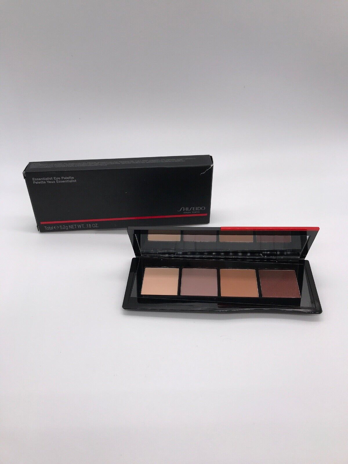 Shiseido- Essentialist Eye Shadow Palette # 01 Miyuki Street Nudes 0.18 Oz-NIB