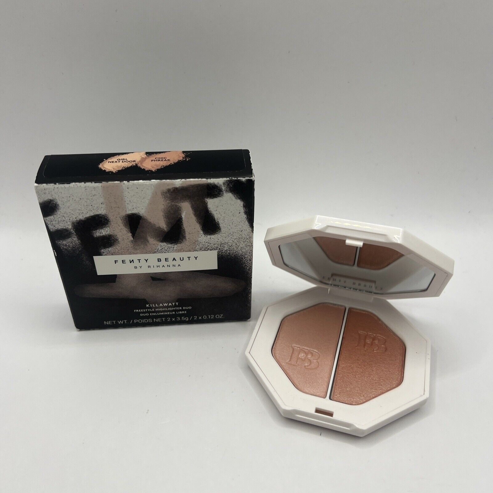 Fenty Beauty Killawatt Freestyle Highlighter Duo Girl Next Door/Chic Phreak NIB