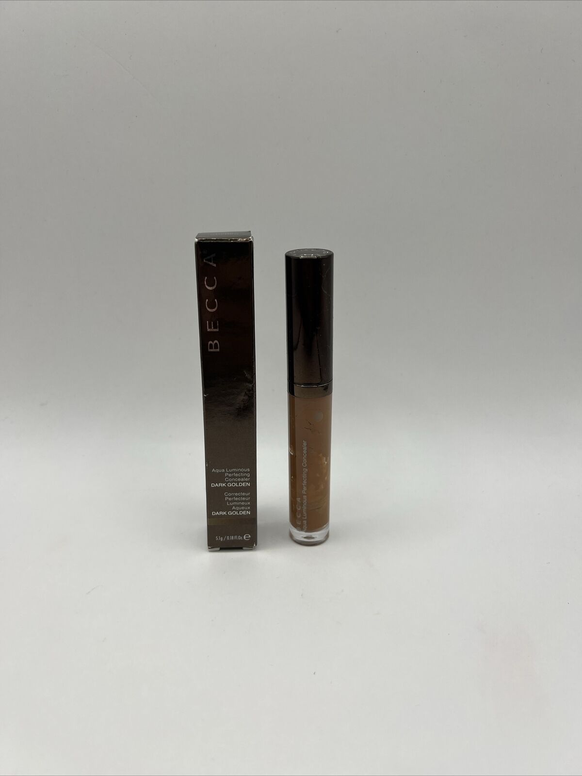 BECCA ~ AQUA LUMINOUS PERFECTING CONCEALER ~ DARK GOLDEN ~ 0.18 OZ NIB