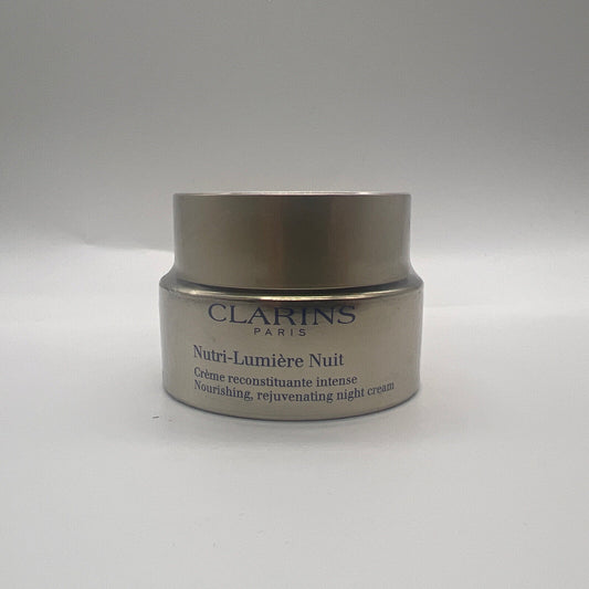 Clarins Nutri-Lumiere Nuit Nourishing, Rejuvenating Night Cream, 1.6 oz New Seal