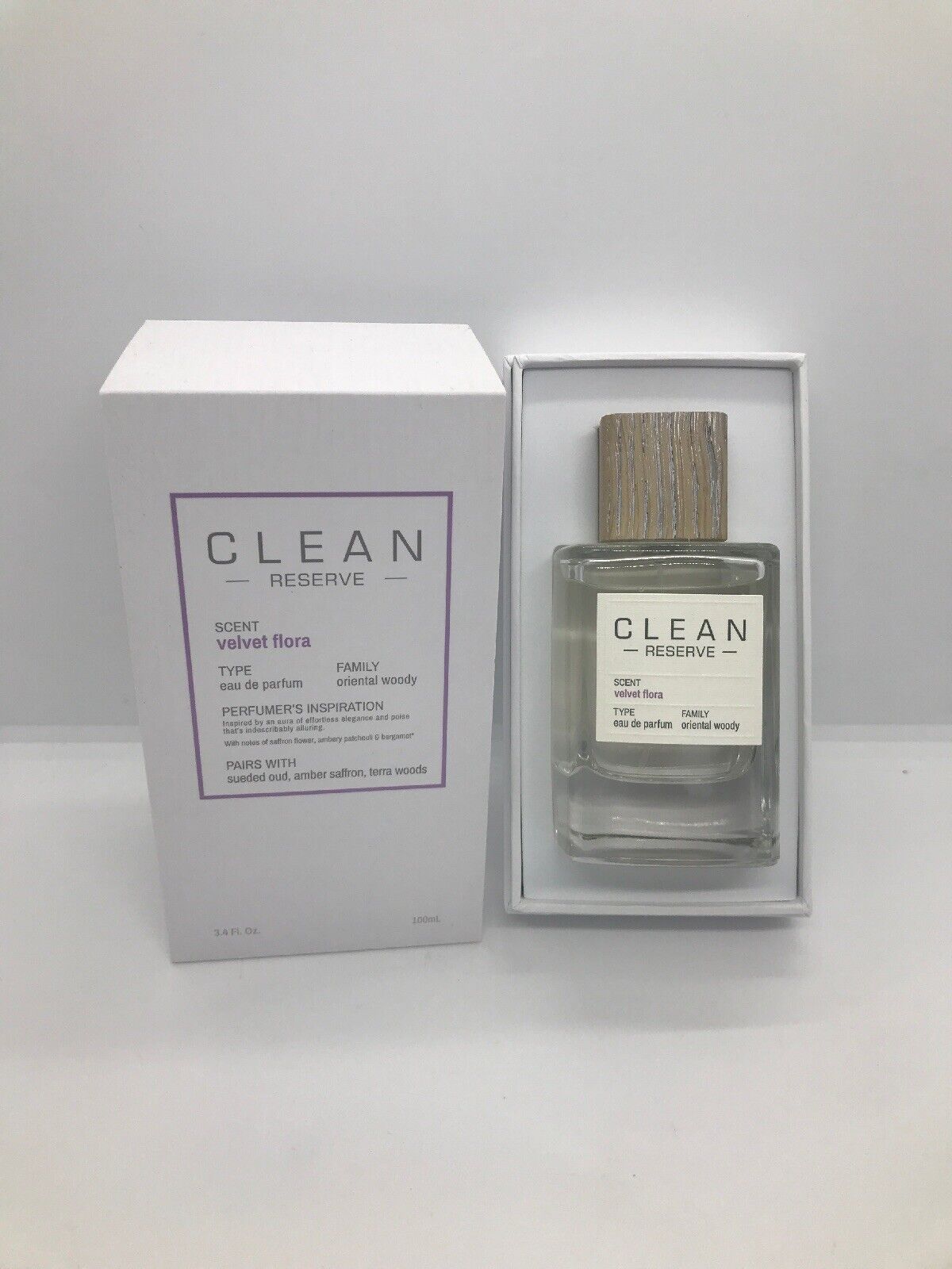 CLEAN RESERVE Velvet Flora Eau De Parfum Spray 3.4 oz with Box 