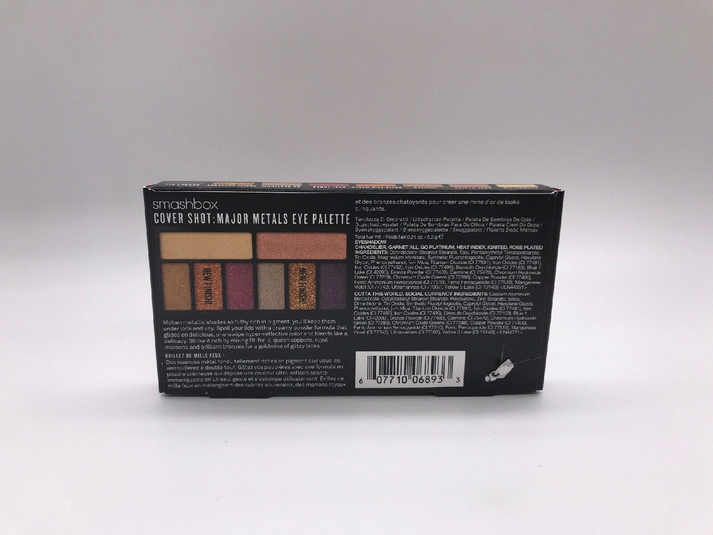 Smashbox Cover Shot Major Metals Eye Palette Limited Edition BRAND NEW