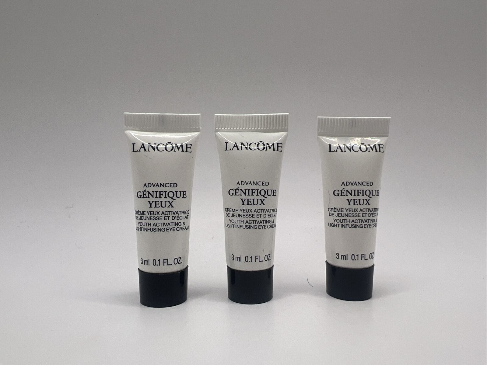 3x LANCOME ADVANCED GENIFIQUE YEUX YOUTH ACTIVATING Eye CREAM  0.1oz / 3ml EACH