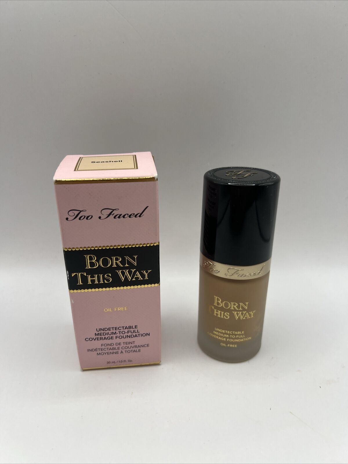 TOO FACED Born This Way Undetectable Medium Full  Coverage Foundation SEASHELL