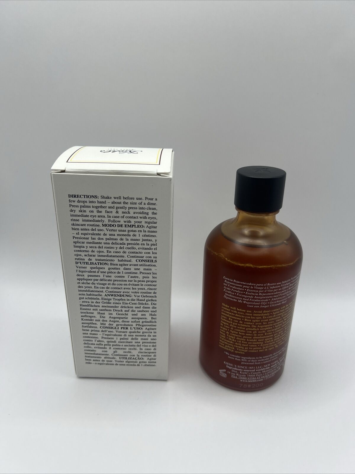 Kiehl's Ferulic Brew Rejuvenating Facial Essence 6.8oz New in Box